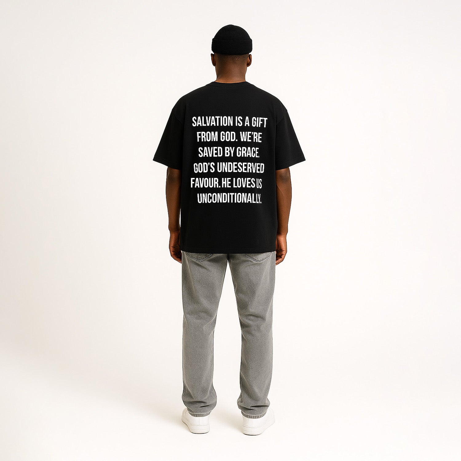 Saved By Grace T-Shirt - Black