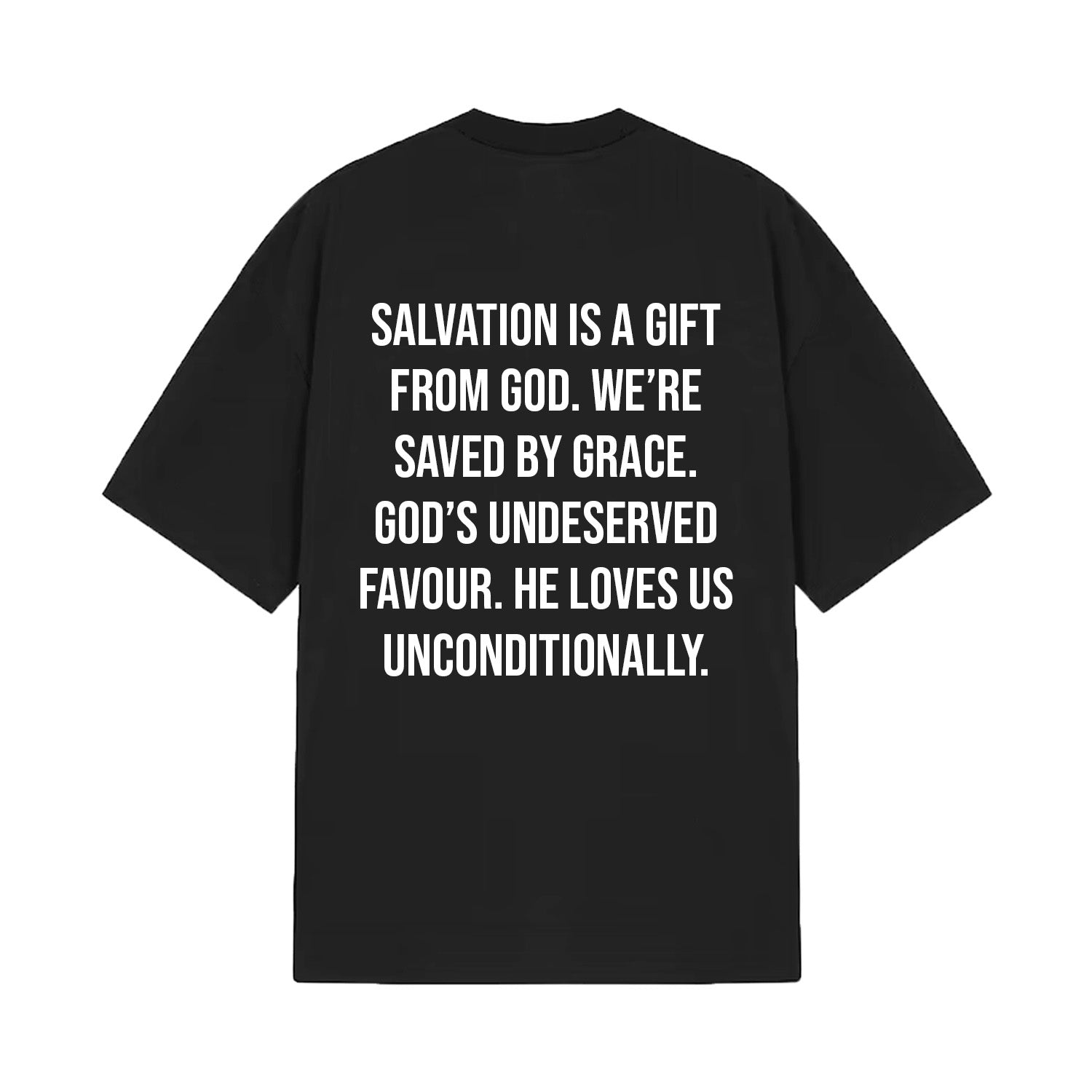 Saved By Grace T-Shirt - Black