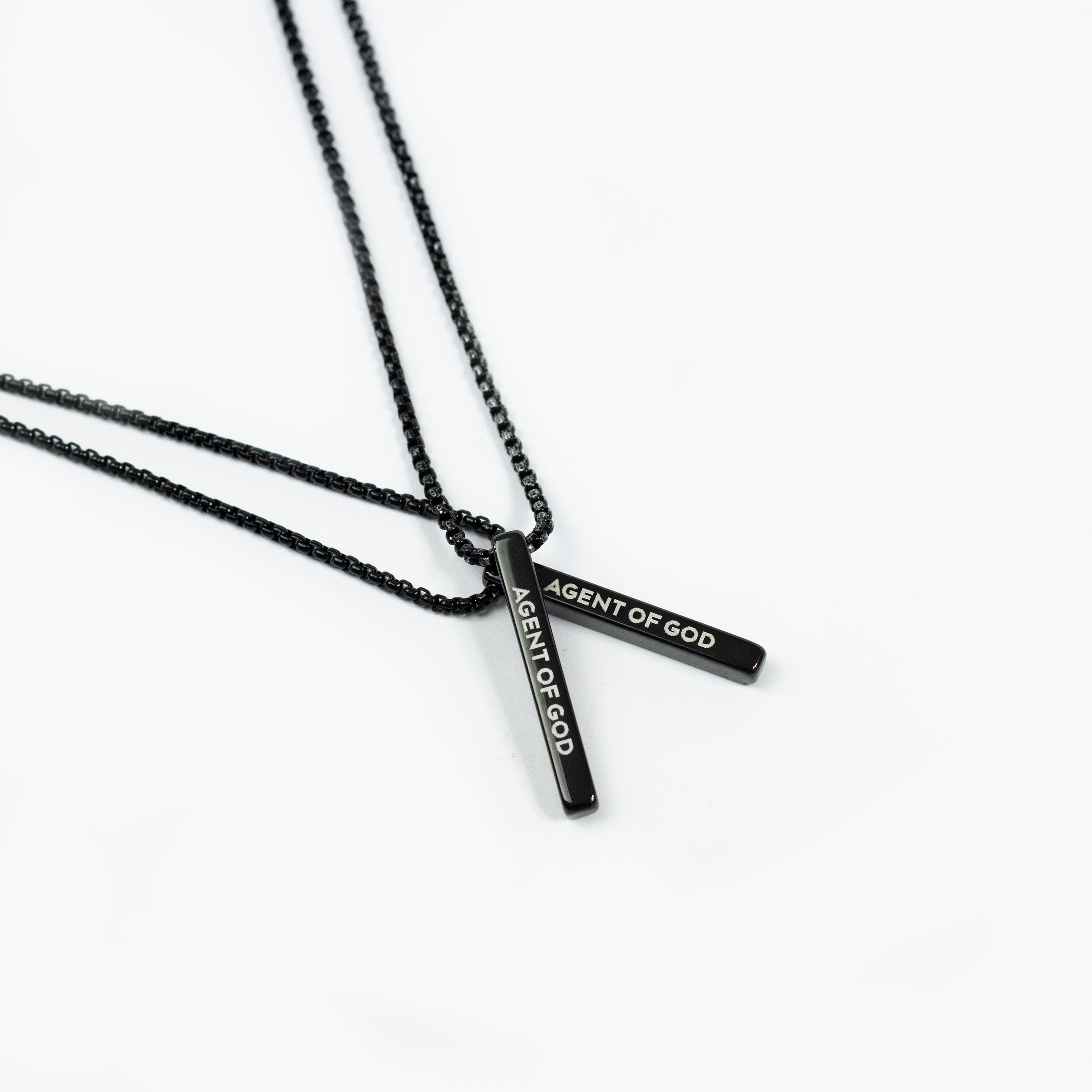 Vertical Engraved Necklace