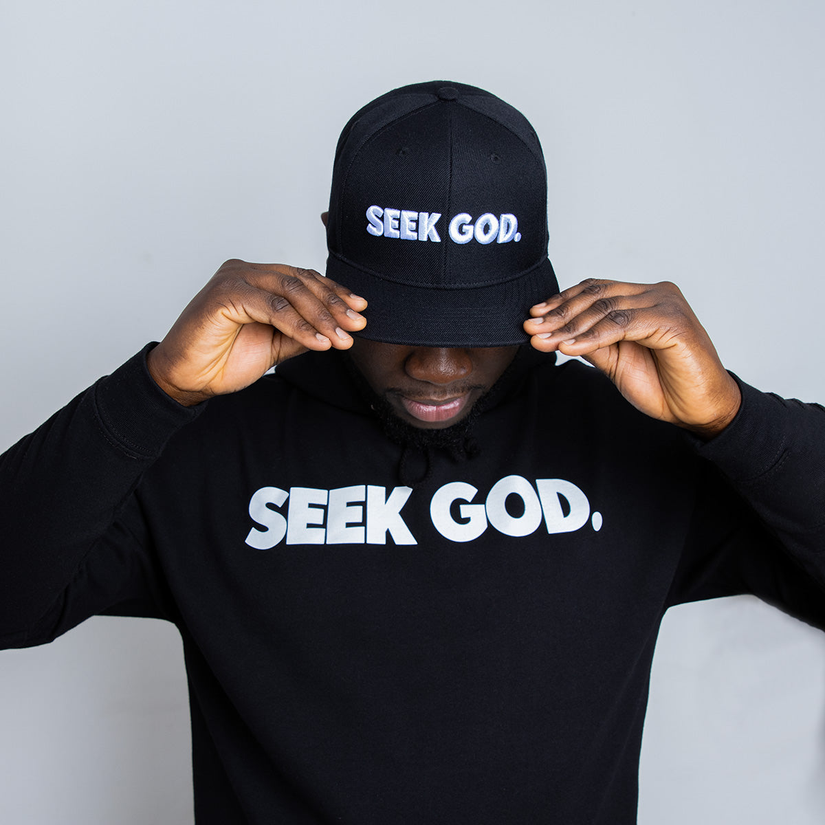 SEEK GOD SNAPBACK - BLACK