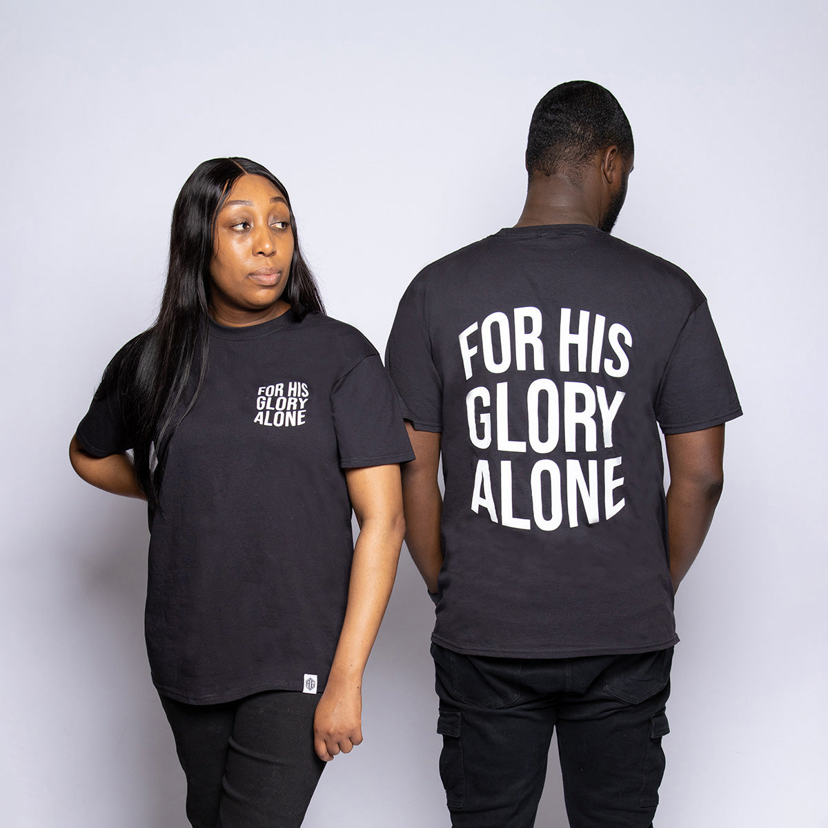 For His Glory Tee - Black