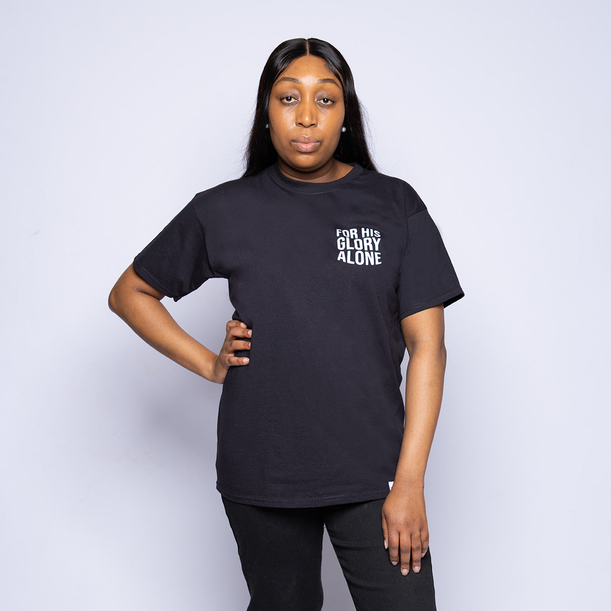 For His Glory Tee - Black