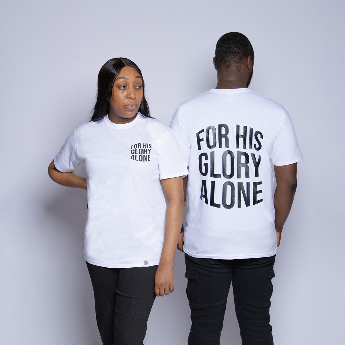 For His Glory Tee - White