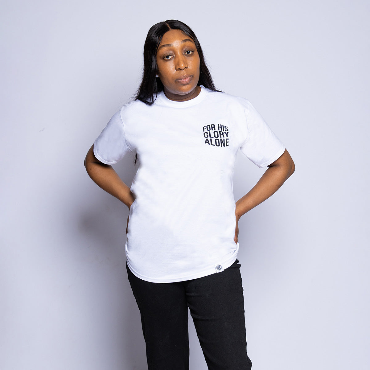 For His Glory Tee - White