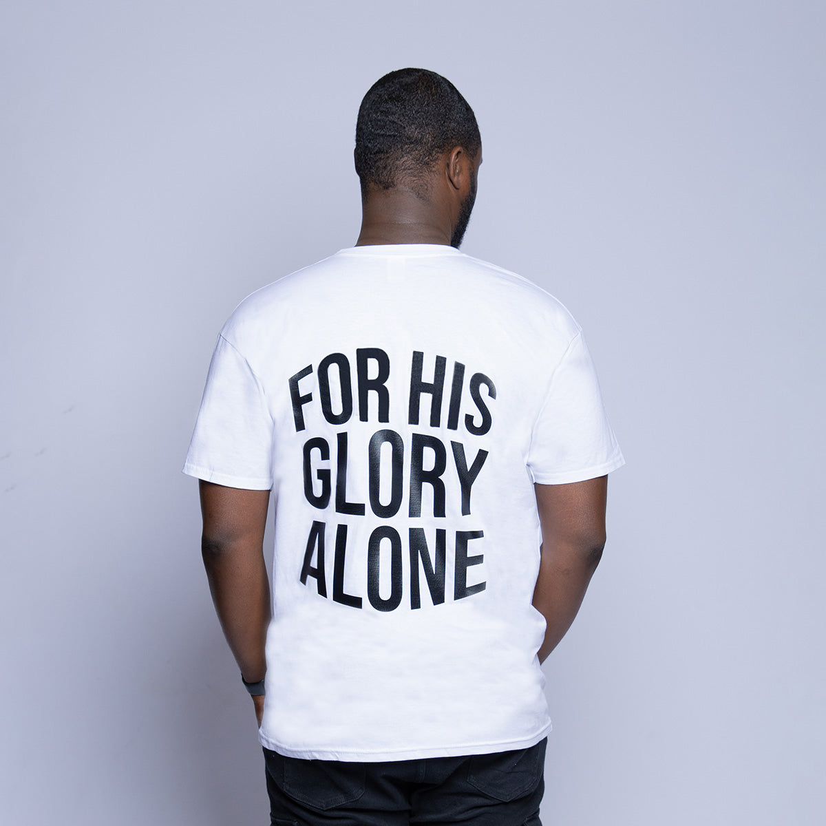 For His Glory Tee - White