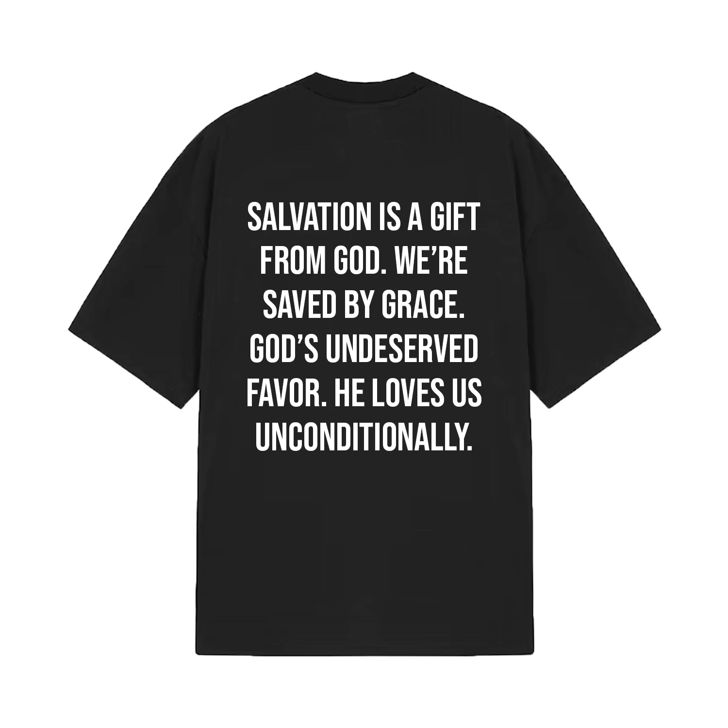 Saved By Grace T-Shirt - Black