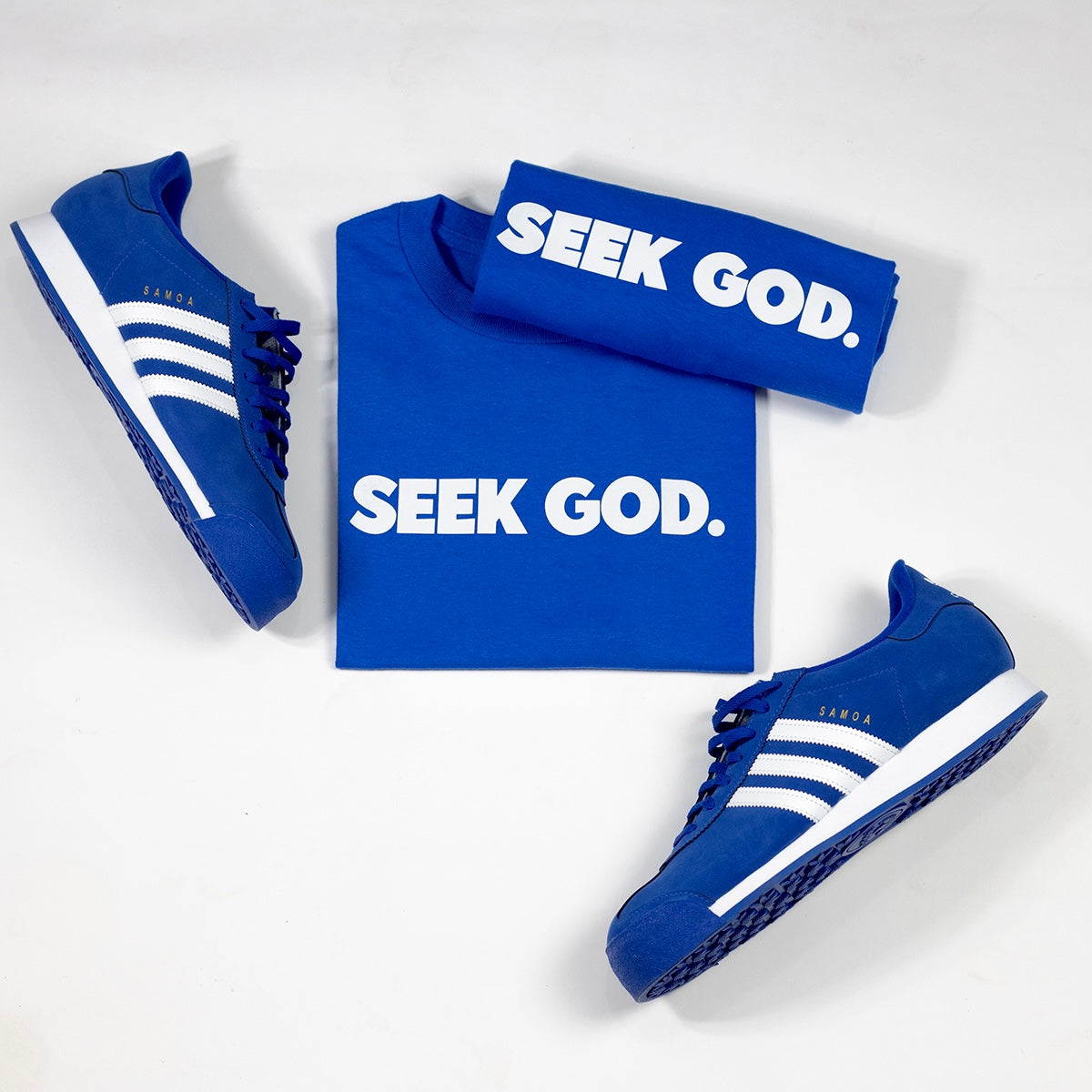 Seek God T-Shirt - Blue