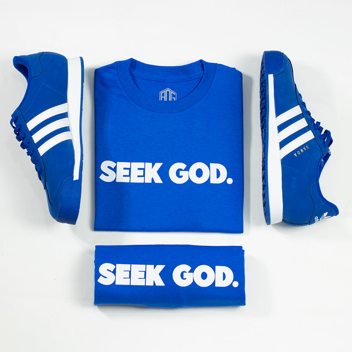 Seek God T-Shirt - Blue