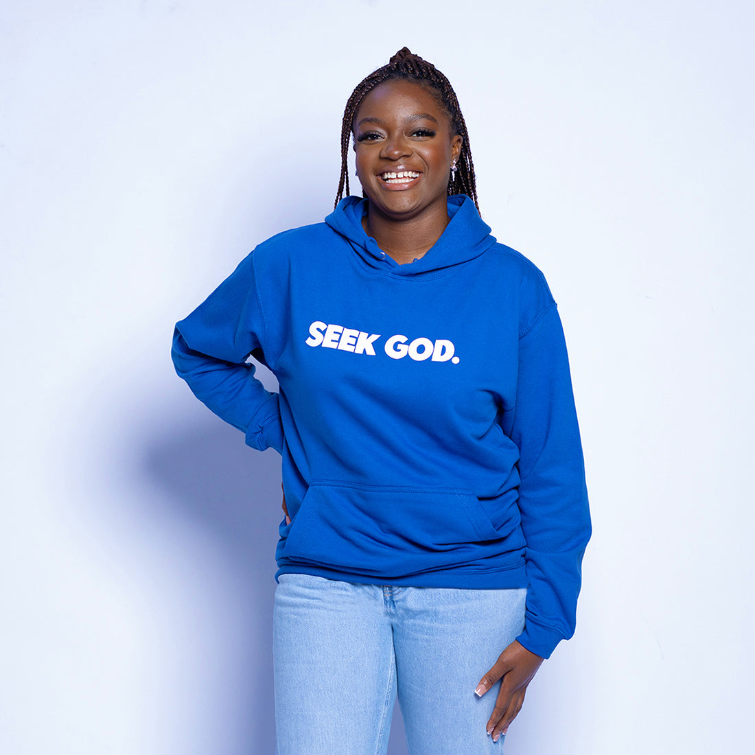 Seek God Hoodie - Blue