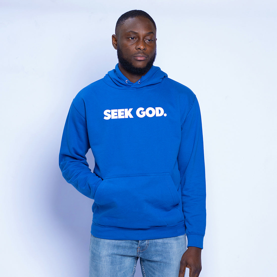 Seek God Hoodie - Blue