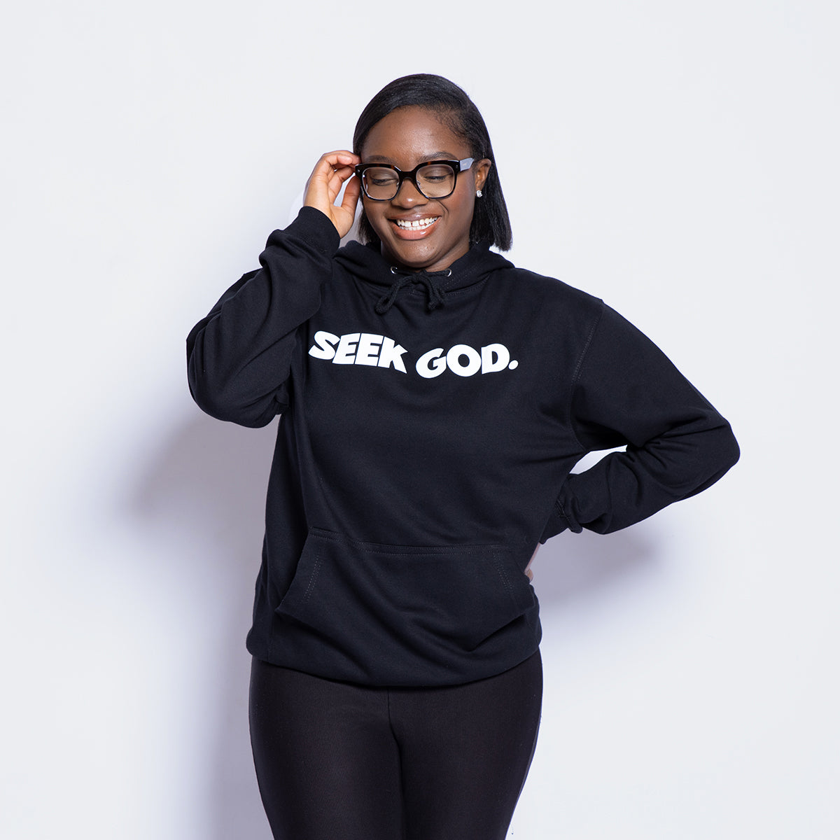 Seek God Hoodie - Black