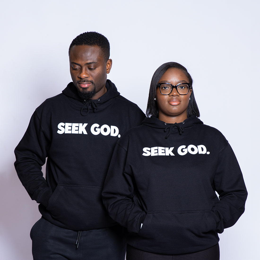 Seek God Hoodie - Black