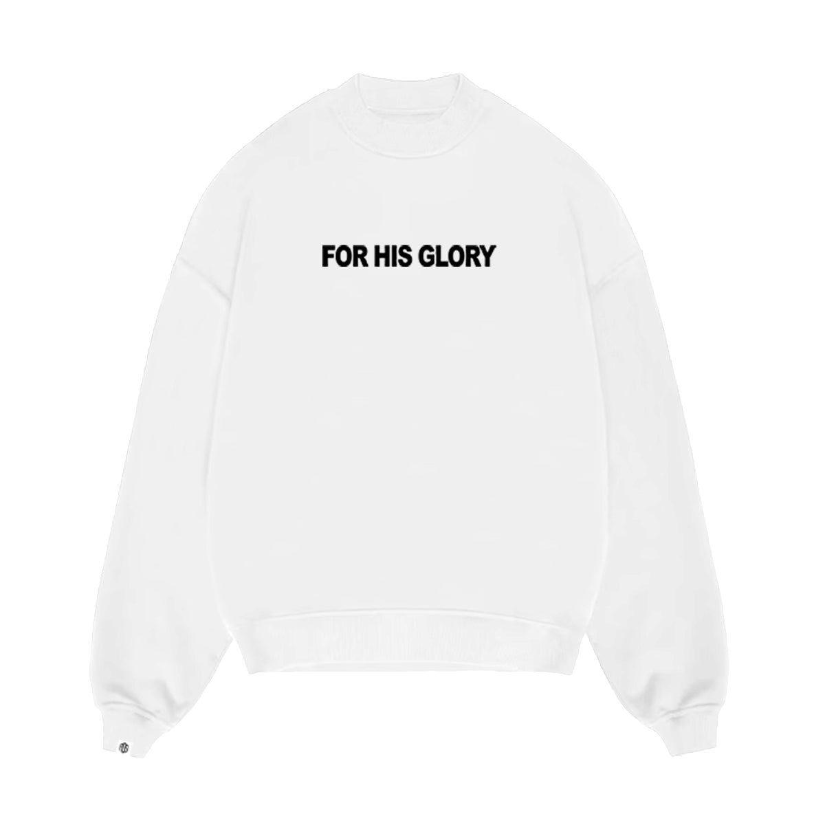 For His Glory Sweatshirt - White